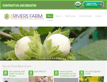 Tablet Screenshot of 3riversfarm.com